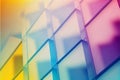 Abstract background of 3d cubes in blue and yellow colors. 3d render