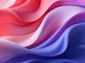 Abstract background in 3D style. Smooth colorful flowing waves in pink, lilac and blue colors Royalty Free Stock Photo