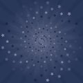 Abstract background. Dark Blue Purple rays and stars background. Vector Royalty Free Stock Photo