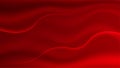Vector Abstract Red Gradient Background with Shining Wavy Lines Royalty Free Stock Photo