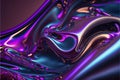 3d rendering of abstract wavy liquid background. Computer generated graphics Royalty Free Stock Photo