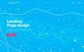 Abstract background design. Landing Page. Modern vector illustration concepts for website and mobile website development