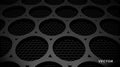 Abstract background design with perforated metal texture . design 3d vector illustration Royalty Free Stock Photo