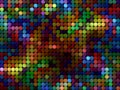 Abstract background design using multi-colored squares