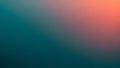 Diagonal Gradient of Teal to Soft Coral with Subtle Grain Texture Abstract Background image Royalty Free Stock Photo