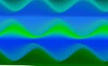 Abstract background of diagonal lines curved in a sinusoid. Long smooth wave in space. Difference thickness volume flow Royalty Free Stock Photo