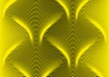 Abstract background of diagonal lines curved in a sinusoid. Long smooth wave in space. Difference thickness volume flow Royalty Free Stock Photo