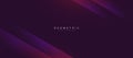 Abstract background with Diagonal purple and red geometric lines. Modern minimal lines pattern. Vector banner