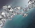 Abstract background with diamonds Royalty Free Stock Photo