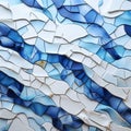 Abstract background, different pieces of mosaic pattern texture