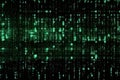 Abstract background, digital data matrix. Generative ai Royalty Free Stock Photo