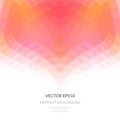 Abstract background of distorted geometrical shapes. The curvature of space. Flowing lines.