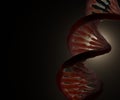 Abstract Background. DNA Realistic. Shadow DNA colored. Royalty Free Stock Photo
