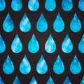 Abstract background drops of water. Royalty Free Stock Photo