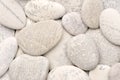 abstract background with dry round gray reeble stones gray close-up pebbles background spa relaxation concept Royalty Free Stock Photo