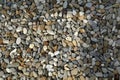 Abstract background with dry round stones Royalty Free Stock Photo