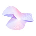 abstract background with dynamic circular linear waves