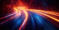 Abstract background, dynamic speed blurred motion multicolored modern art wallpape