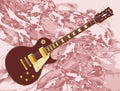 Abstract Background Electric Guitar Royalty Free Stock Photo