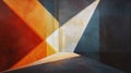 Abstract background, empty room illuminated by rays of light Royalty Free Stock Photo