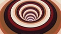 Abstract background with endless spinning funnel, seamless loop. Animation. Abstract helix with stripes of blinking red