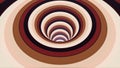 Abstract background with endless spinning funnel, seamless loop. Animation. Abstract helix with stripes of blinking red