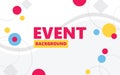 Abstract background for events