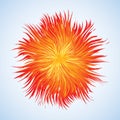 Abstract background. Explosion. Vector drawing Royalty Free Stock Photo
