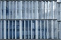 Abstract background with exterior glass building facade in Paris Royalty Free Stock Photo