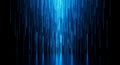 Abstract background of falling blue digital lines resembling rain or data streams image photo Royalty Free Stock Photo
