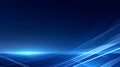 Abstract Blue Light Streaks and Grid Background Royalty Free Stock Photo