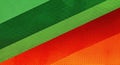 Diagonal Stripes of Green and Red with Halftone Dot Texture Background abstract pattern Royalty Free Stock Photo