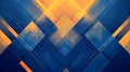 Geometric Abstract Background with Blue and Orange Gradients Royalty Free Stock Photo