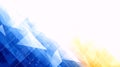 Abstract Geometric Background with Blue and Yellow Gradient Royalty Free Stock Photo