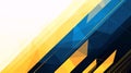 Abstract Geometric Background with Yellow and Blue Gradients Royalty Free Stock Photo