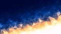 Abstract Geometric Network Background with Blue and Orange Gradient Royalty Free Stock Photo