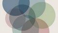 Soft Overlapping Translucent Circles Abstract Background Royalty Free Stock Photo