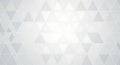 Geometric Triangle Pattern Background - Subtle Grey and White Abstract Texture Royalty Free Stock Photo