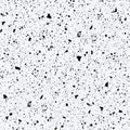 Abstract Black and White Spatter Texture Background Royalty Free Stock Photo