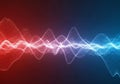 Colorful Sound Wave Light Abstract Background Royalty Free Stock Photo
