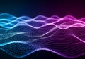 Colorful Sound Wave Light Abstract Background Royalty Free Stock Photo