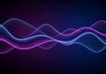 Colorful Sound Wave Light Abstract Background Royalty Free Stock Photo