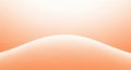 Soft Orange and White Gradient with a Gentle Curved Wave Shape abstract background Royalty Free Stock Photo
