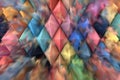 Colorful Abstract Background With Triangles. Generative AI Royalty Free Stock Photo