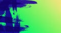 Abstract Background with Bold Blue Brush Strokes on a Green to Yellow Gradient image photo Royalty Free Stock Photo