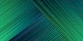 Diagonal lines abstract background with green and blue gradient pattern Royalty Free Stock Photo