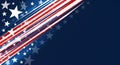 American Flag Stars and Stripes Abstract Background Royalty Free Stock Photo