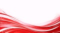Dynamic Red Waves Abstract Background Royalty Free Stock Photo