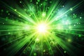 Green light abstract background Royalty Free Stock Photo