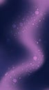 Abstract flowing purple light trail with sparkling particles on a dark background, creating Royalty Free Stock Photo
